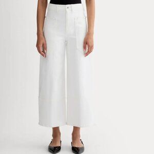white cropped pants